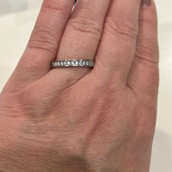 Moissanite Band Ring - Picture 6 of 7